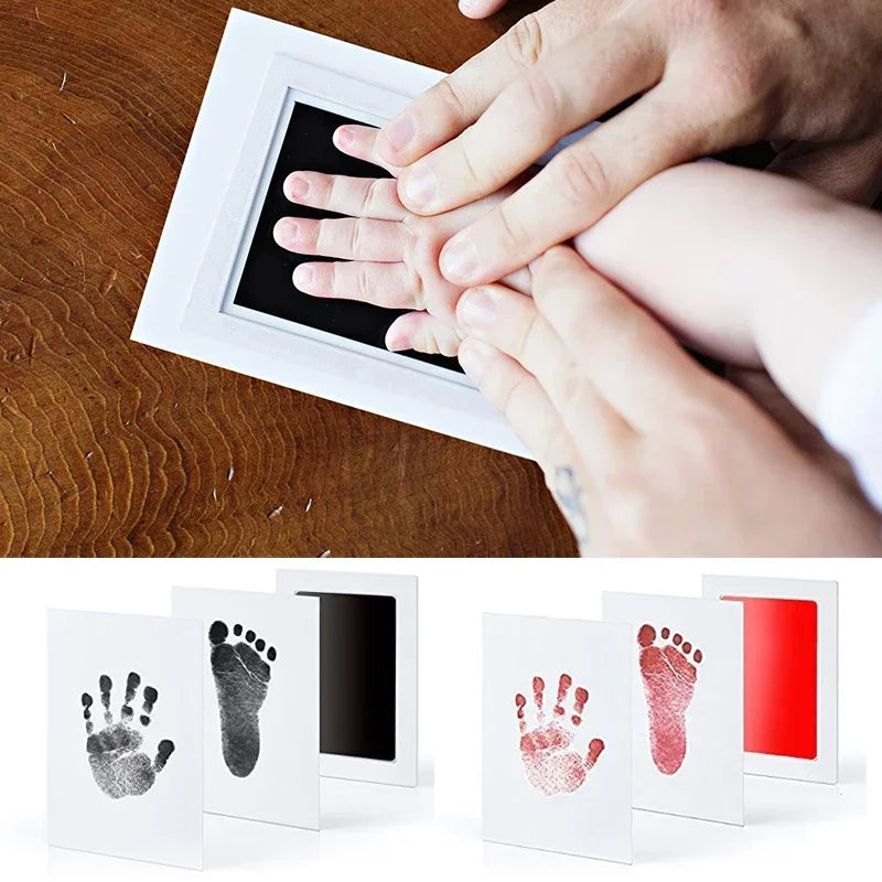 ErinnerungsKunst-Set: Zarte Hand- & Fußabdrücke – Unbedenklich, Einzigartig, Unvergesslich (2x)