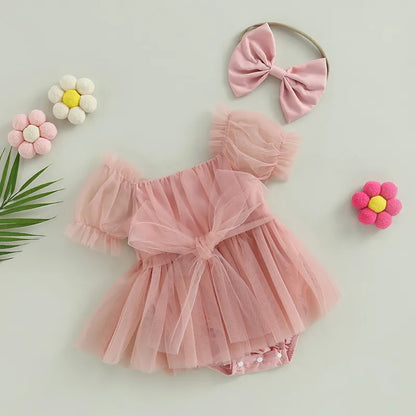ZauberPrinzessin 0-24M Baby Romper Set - Bequeme Eleganz für Babys